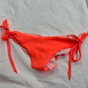 Women's Bikini bottom Cheeky Neon Orange Size S A!0323